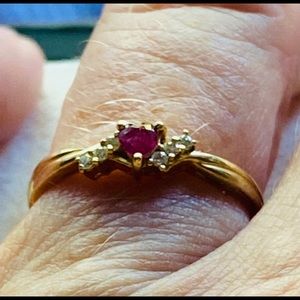 Gold & Ruby ring